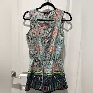 Printed Romper